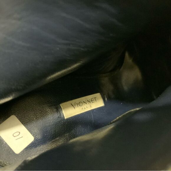 VIONNET paris ankle boots open toe braided colorful size 10 - Picture 13 of 15